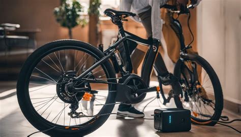 E-bike battery charging at home